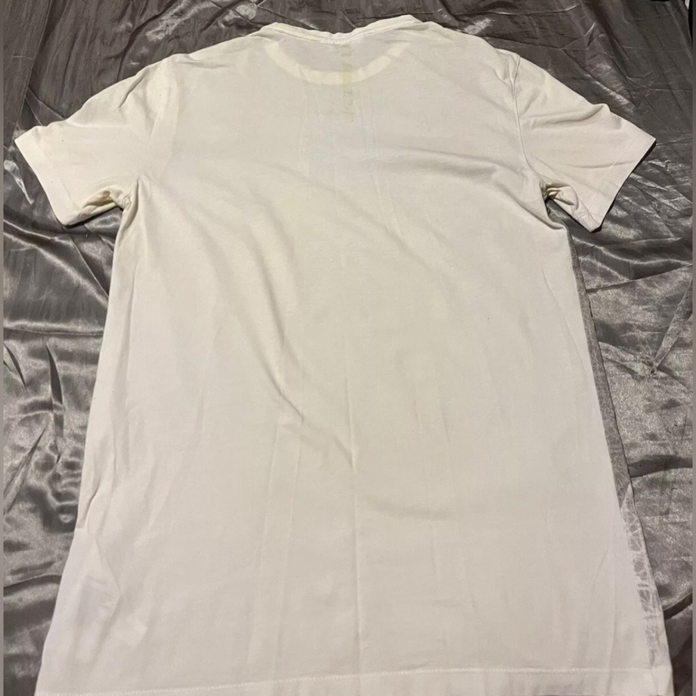 Small Extreme Slim Calvin Klein Graphic White & Black Tee Shirt CK - Picture 4 of 4
